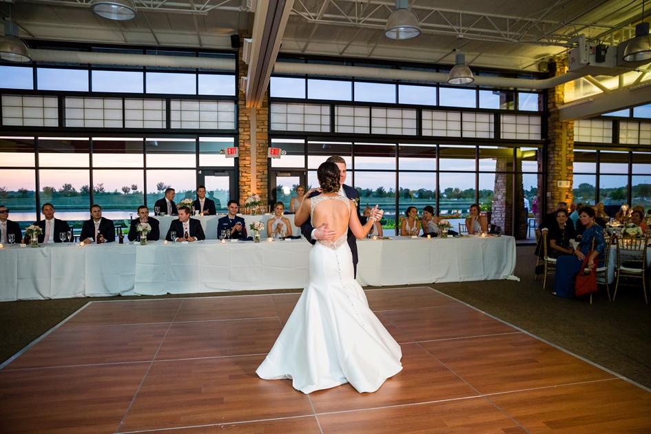 Springfield Illinois Wedding photography, Central Illinois wedding event center reception first dance