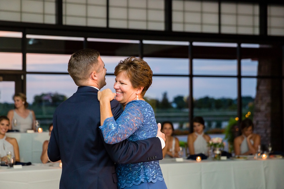 Central Illinois wedding event center reception mother son dance