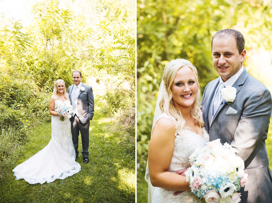 central Illinois wedding bride and groom portraits