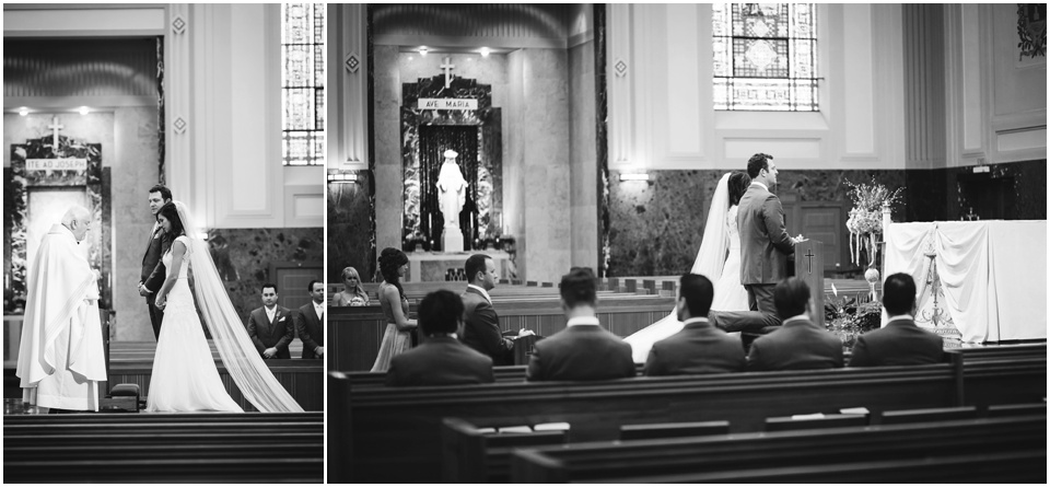 cathedral wedding photography, Central Illinois church wedding photographer.