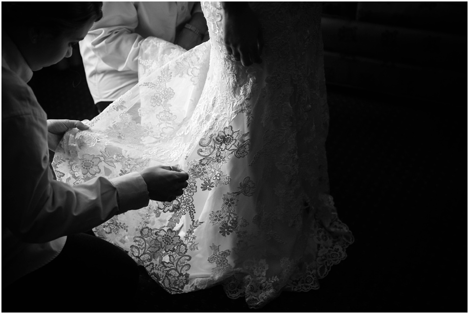Wedding dress by Central Illinois Wedding Photographer Rachael Schirano