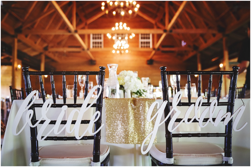 outdoor wedding photography, Bride and groom head chairs by Bloomington Illinois Wedding Photographer Rachael Schirano