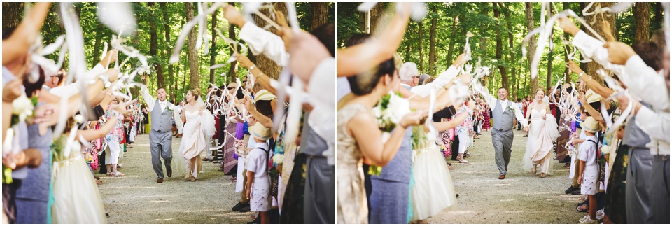 outdoor wedding photographer, Illinois summer outdoor wedding ceremony at the Chapel of the Templed Trees