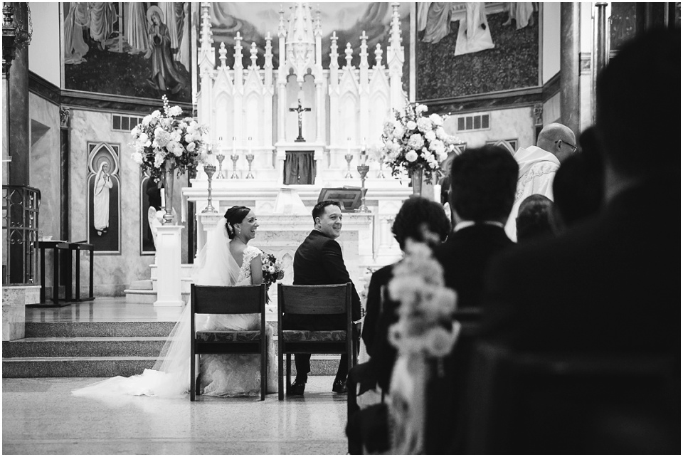 central illinois wedding photography, Central Illinois purple and black cathedral wedding