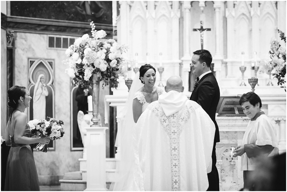 central illinois wedding photography, Central Illinois purple and black cathedral wedding