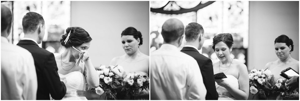 rustic winter wedding photography, Winter Wedding Church Ceremony in Central Illinois by Rachael Schirano