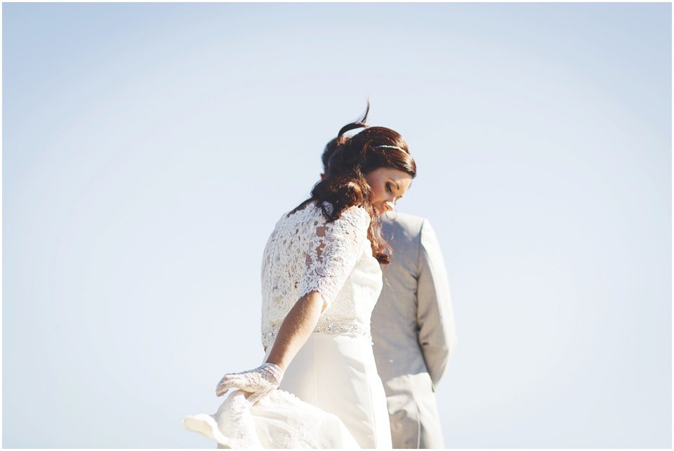 first look at Central Illinois wedding
