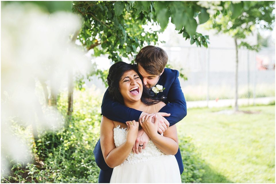 bride and groom portraits by Central Illinois Wedding Photographer Rachael Schirano