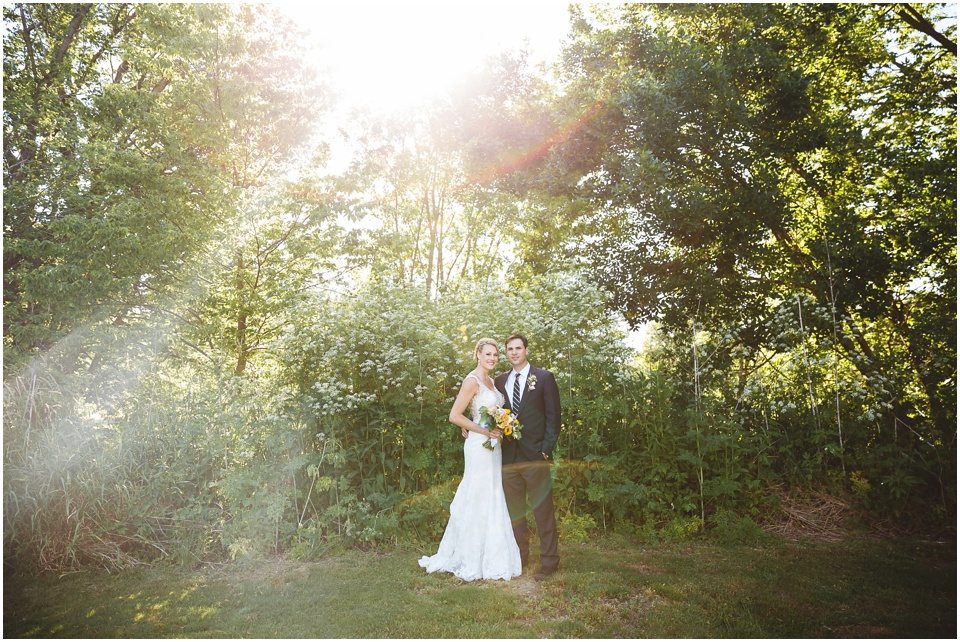 Bride and groom portraits by Bloomington Illinois Wedding Photographer Rachael Schirano