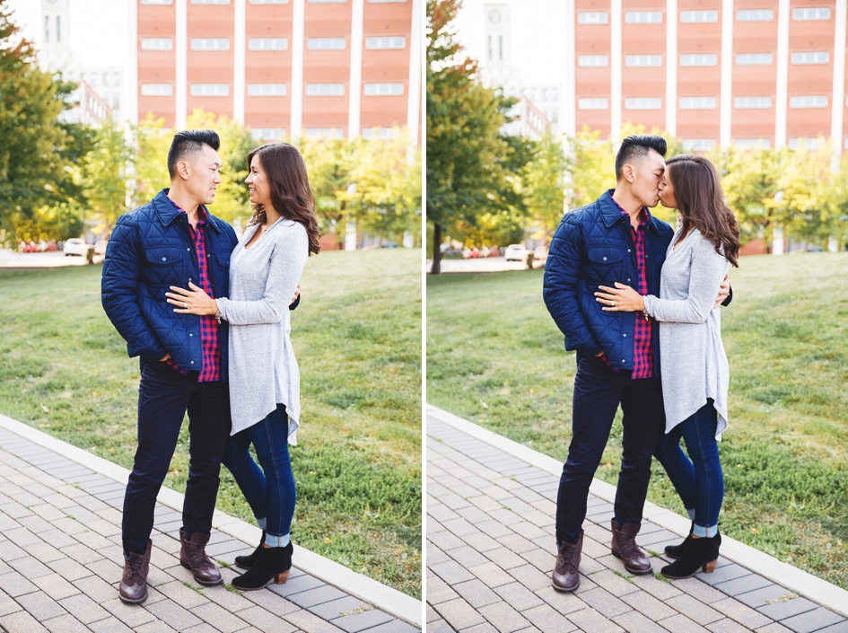Chicago engagement photography, Chicago Illinois Downtown engagement photos