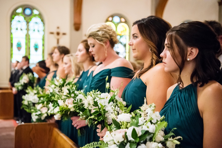 Peoria Illinois Wedding Photography, wedding ceremony at cathedral, central illinois
