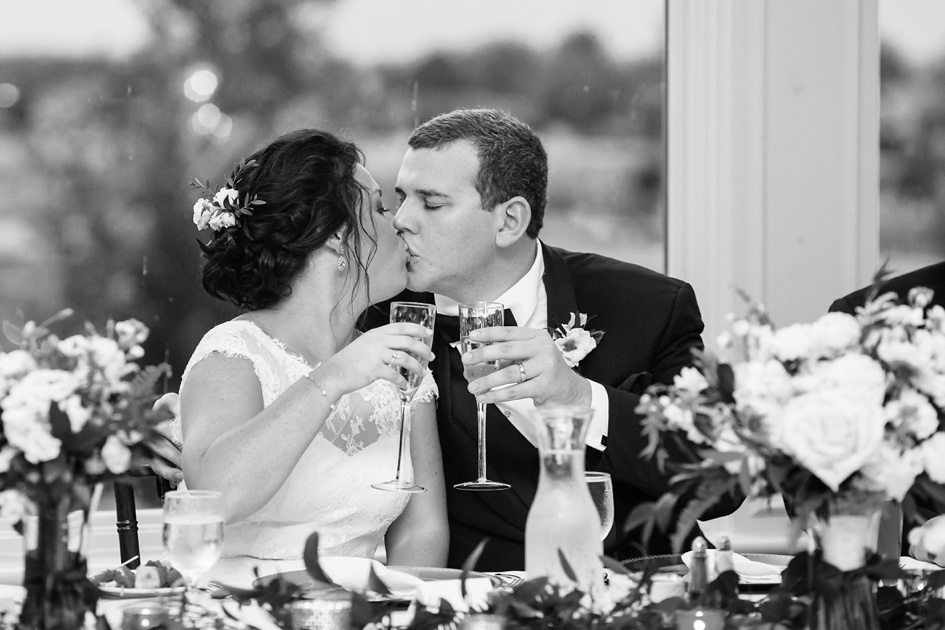 Peoria Illinois Wedding Photography, wedding reception toasts, central illinois