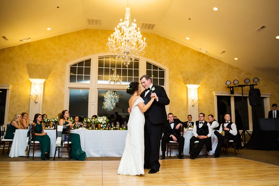 Peoria Illinois Wedding Photography, wedding reception first dance, central illinois
