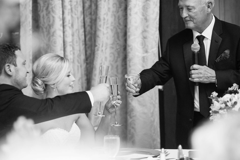 Central Illinois wedding reception toasts
