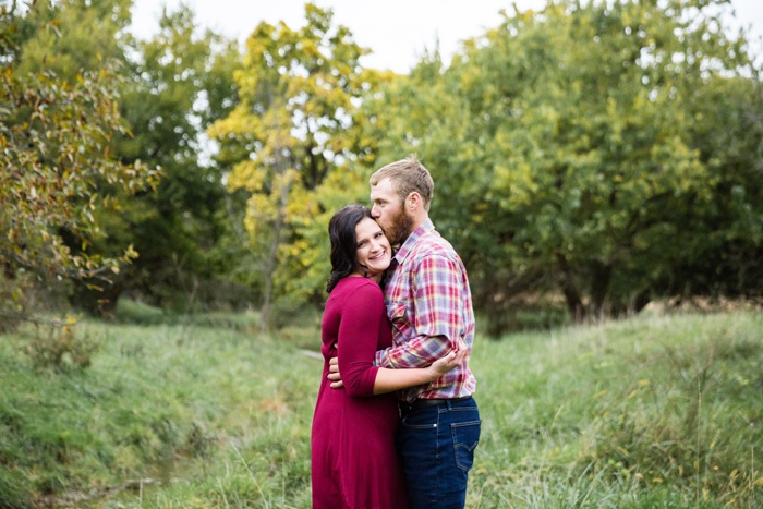 Central IL fall engagement session