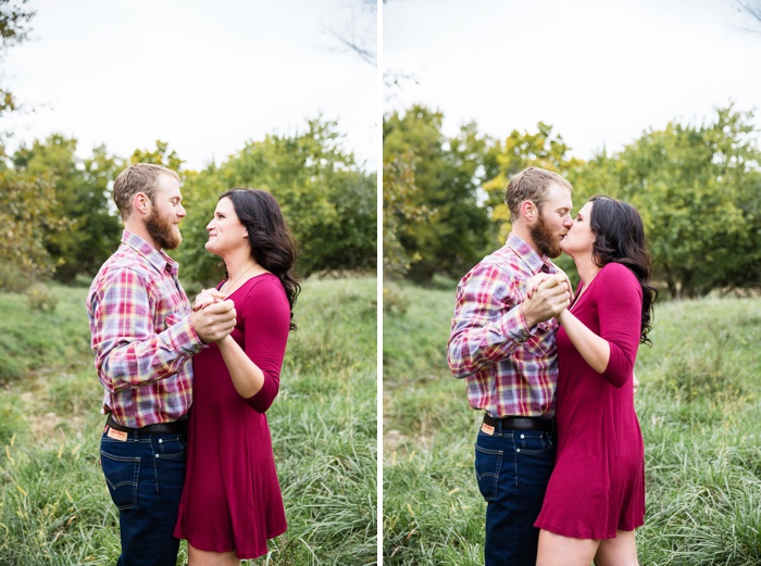 Central IL fall engagement session
