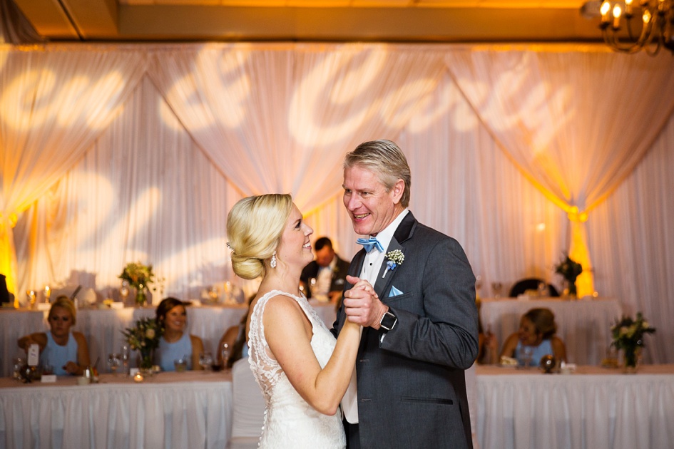 bride and father daughter dance