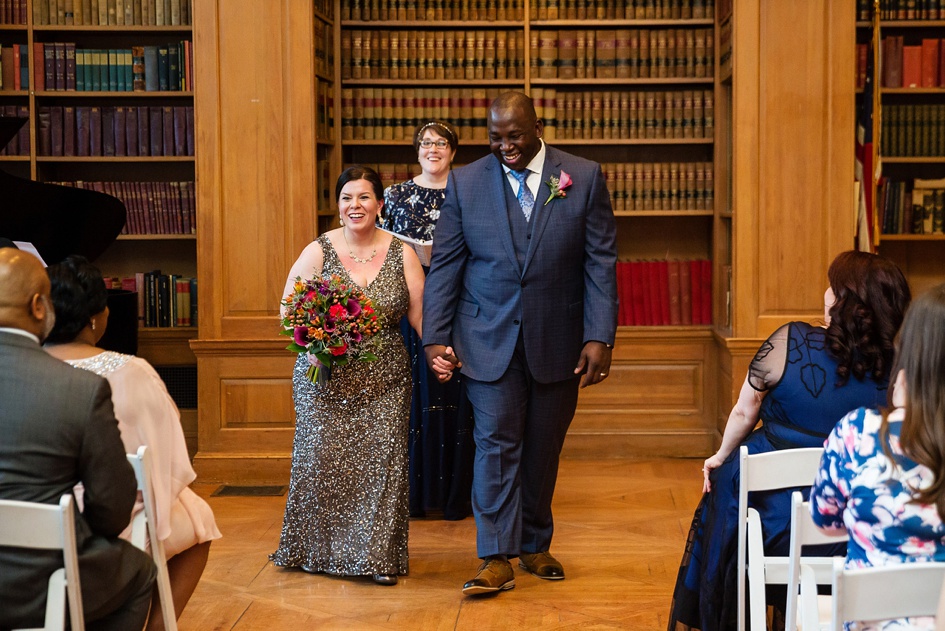Allerton Park Library Wedding Ceremony