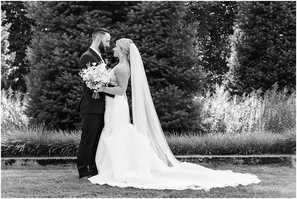 Carly and Mick's Fall Allerton Park Wedding