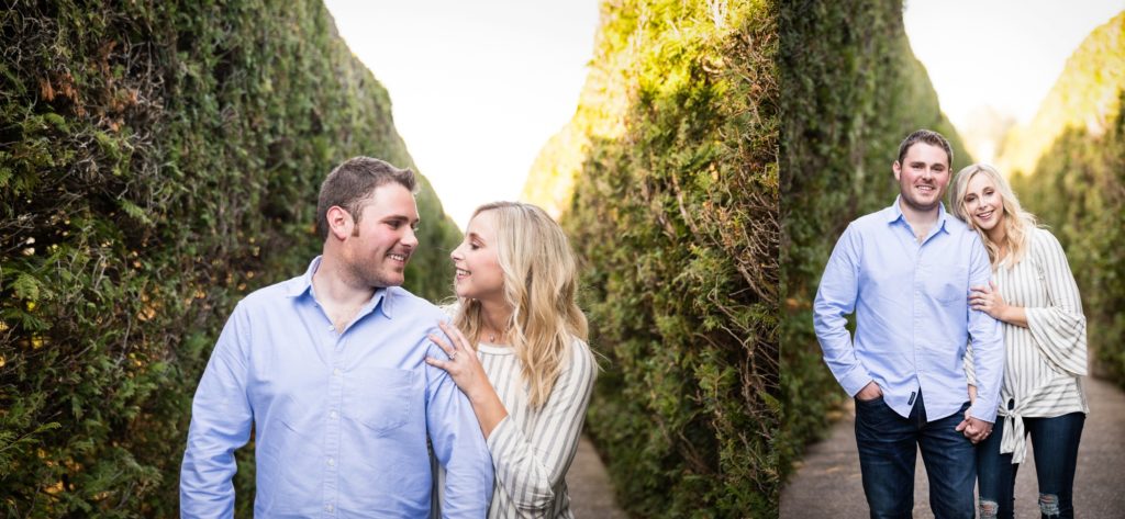 Champaign IL engagement session, Central Illinois engagement photographer, what to wear for your engagement session, pine tree engagement photos, couple's portraits, engaged couple, outdoor engagement