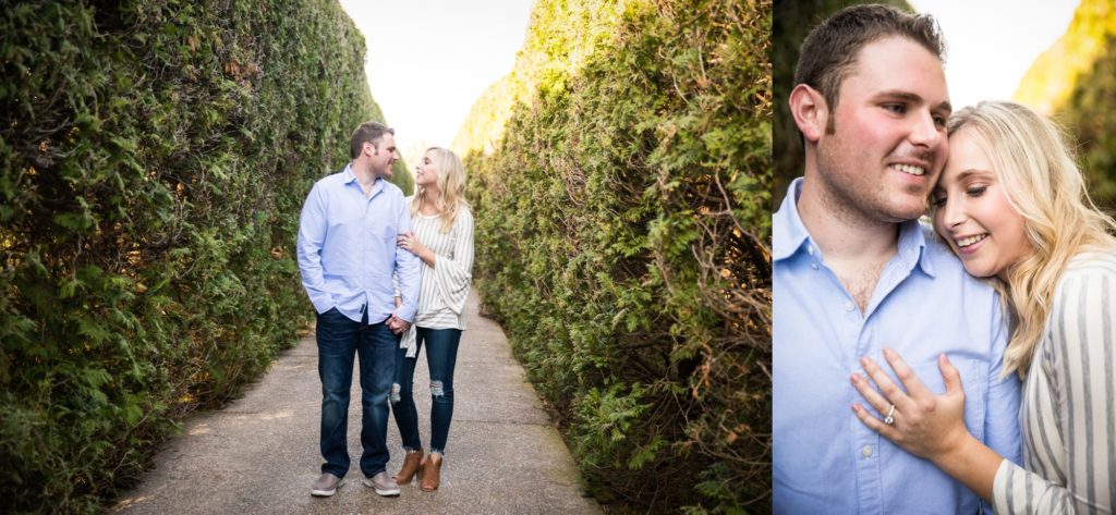 Champaign IL engagement session, Central Illinois engagement photographer, what to wear for your engagement session, pine tree engagement photos, couple's portraits, engaged couple, outdoor engagement