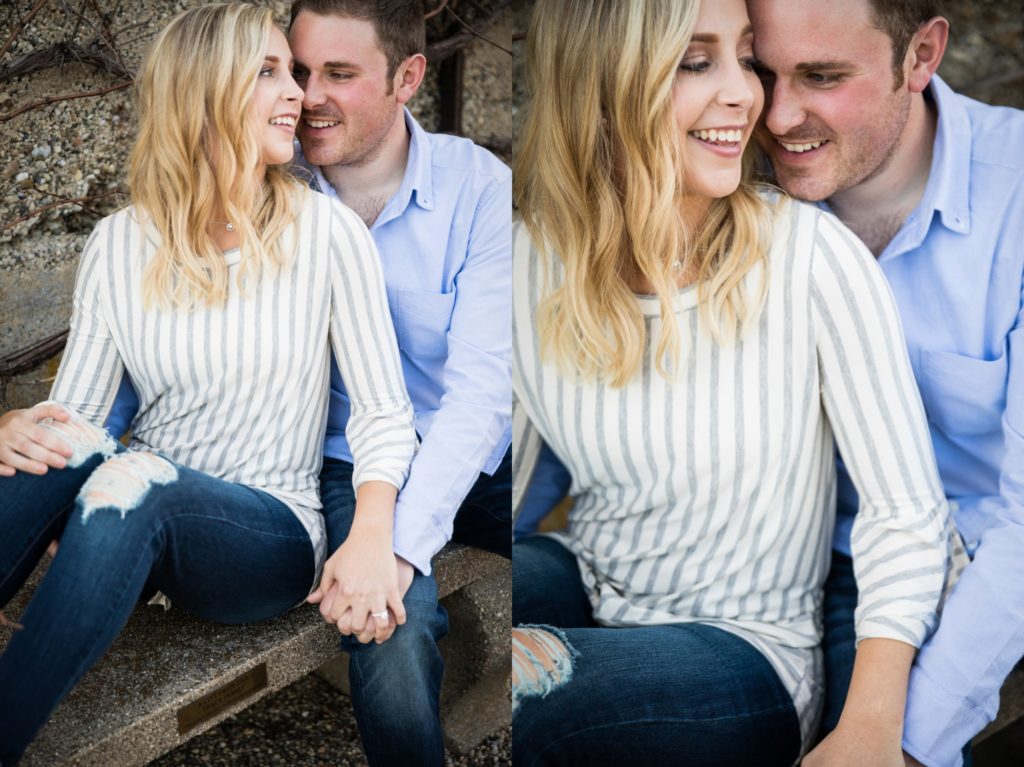 Champaign IL engagement session, Central Illinois engagement photographer, what to wear for your engagement session, pine tree engagement photos, couple's portraits, engaged couple, outdoor engagement