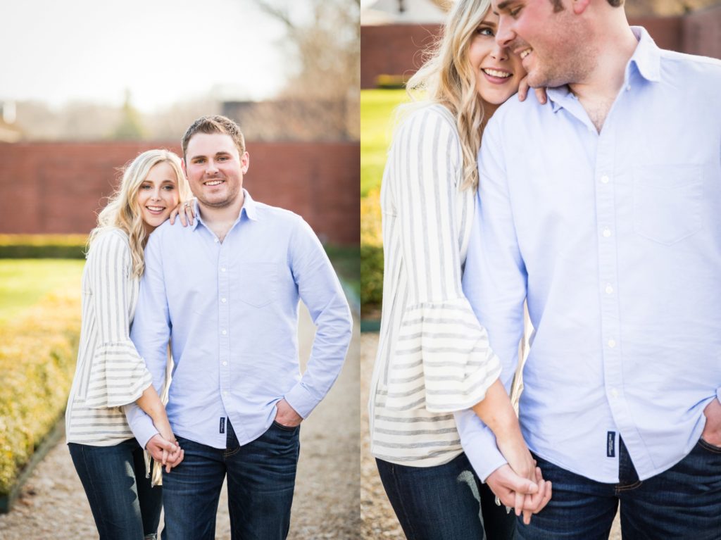 Champaign IL engagement session, Central Illinois engagement photographer, what to wear for your engagement session, pine tree engagement photos, couple's portraits, engaged couple, outdoor engagement