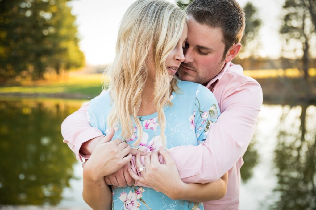 Champaign IL engagement session, Central Illinois engagement photographer, what to wear for your engagement session, pine tree engagement photos, couple's portraits, engaged couple, outdoor engagement