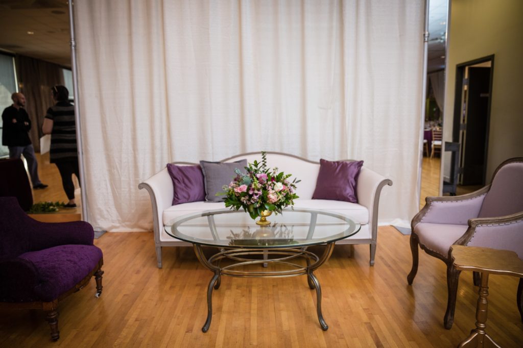 Bloomington IL wedding photographer, Central Illinois wedding photographer, Peoria IL wedding photographer, Champaign IL wedding photographer, pink and purple wedding colors, wedding reception details, purple wedding reception, vintage chairs wedding seating