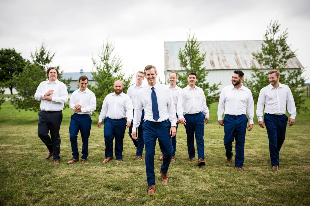 Bloomington IL wedding photographer, Central Illinois wedding photographer, Peoria IL wedding photographer, Champaign IL wedding photographer, Tuscany inspired wedding venue, blue and champagne wedding colors, lakeside wedding, vineyard wedding inspiration, groomsmen