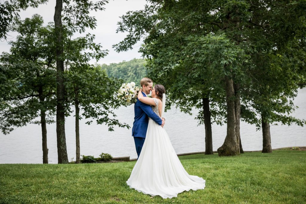 Bloomington IL wedding photographer, Central Illinois wedding photographer, Peoria IL wedding photographer, Champaign IL wedding photographer, Tuscany inspired wedding venue, blue and champagne wedding colors, lakeside wedding, vineyard wedding inspiration, bride and groom portraits