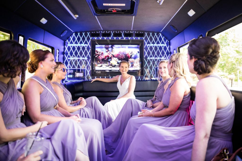Bloomington IL wedding photographer, Central Illinois wedding photographer, Peoria IL wedding photographer, Champaign IL wedding photographer, purple and navy wedding colors, lavender and navy wedding colors, romantic wedding, wedding party bus