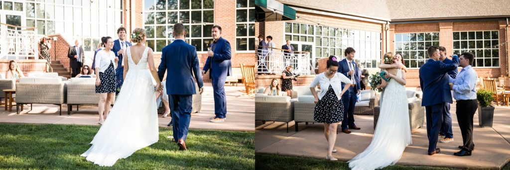 Bloomington IL wedding photographer, Central Illinois wedding photographer, Peoria IL wedding photographer, Champaign IL wedding photographer, purple and navy wedding colors, lavender and navy wedding colors, romantic wedding, wedding cocktail hour