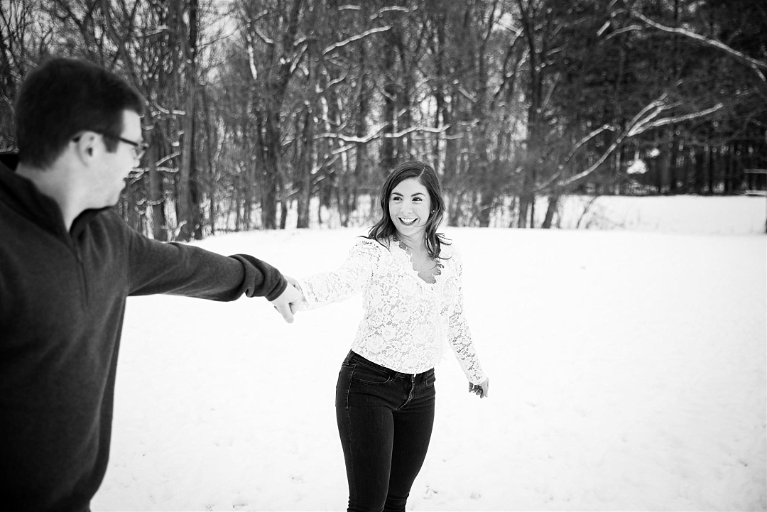 Illinois Winter Engagement RACHAEL SCHIRANO photography